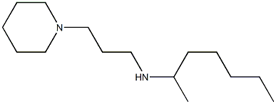 heptan-2-yl[3-(piperidin-1-yl)propyl]amine Structure