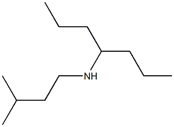 heptan-4-yl(3-methylbutyl)amine Structure