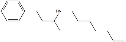heptyl(4-phenylbutan-2-yl)amine 化学構造式