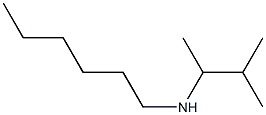 hexyl(3-methylbutan-2-yl)amine 化学構造式