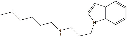 hexyl[3-(1H-indol-1-yl)propyl]amine|