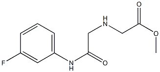 methyl 2-({[(3-fluorophenyl)carbamoyl]methyl}amino)acetate