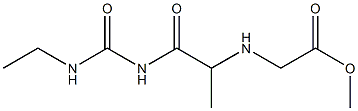  methyl 2-({1-[(ethylcarbamoyl)amino]-1-oxopropan-2-yl}amino)acetate
