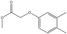 methyl 2-(3,4-dimethylphenoxy)acetate Struktur