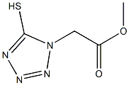methyl 2-(5-sulfanyl-1H-1,2,3,4-tetrazol-1-yl)acetate 结构式