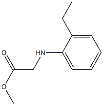 methyl 2-[(2-ethylphenyl)amino]acetate|