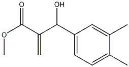 methyl 2-[(3,4-dimethylphenyl)(hydroxy)methyl]prop-2-enoate Structure