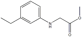 methyl 2-[(3-ethylphenyl)amino]acetate