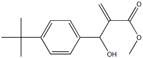 methyl 2-[(4-tert-butylphenyl)(hydroxy)methyl]prop-2-enoate Structure