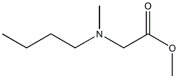 methyl 2-[butyl(methyl)amino]acetate 结构式