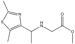 methyl 2-{[1-(2,5-dimethyl-1,3-thiazol-4-yl)ethyl]amino}acetate