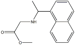methyl 2-{[1-(naphthalen-1-yl)ethyl]amino}acetate