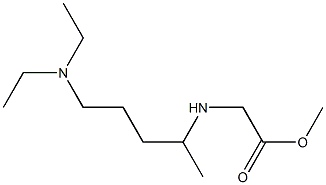 methyl 2-{[5-(diethylamino)pentan-2-yl]amino}acetate