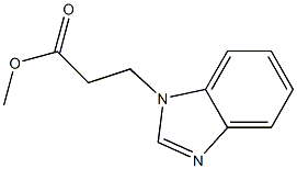 methyl 3-(1H-1,3-benzodiazol-1-yl)propanoate Structure