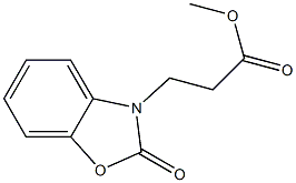 methyl 3-(2-oxo-2,3-dihydro-1,3-benzoxazol-3-yl)propanoate Struktur