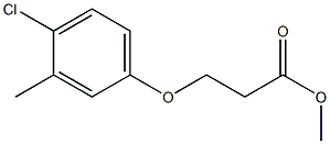 methyl 3-(4-chloro-3-methylphenoxy)propanoate Struktur
