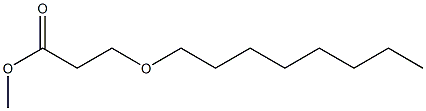methyl 3-(octyloxy)propanoate,,结构式