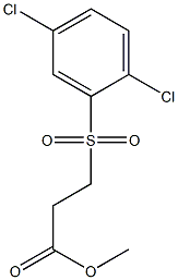  methyl 3-[(2,5-dichlorobenzene)sulfonyl]propanoate