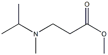 methyl 3-[methyl(propan-2-yl)amino]propanoate Struktur