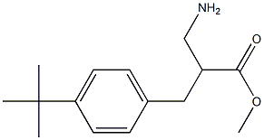 methyl 3-amino-2-[(4-tert-butylphenyl)methyl]propanoate Structure