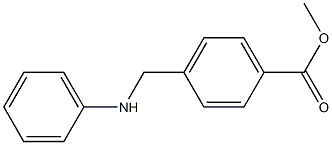 methyl 4-[(phenylamino)methyl]benzoate Struktur