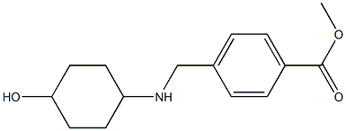 methyl 4-{[(4-hydroxycyclohexyl)amino]methyl}benzoate Structure