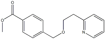 methyl 4-{[2-(pyridin-2-yl)ethoxy]methyl}benzoate Structure