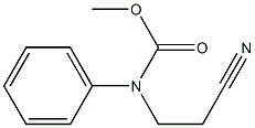  methyl N-(2-cyanoethyl)-N-phenylcarbamate