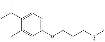  methyl({3-[3-methyl-4-(propan-2-yl)phenoxy]propyl})amine