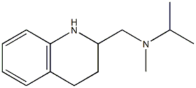 methyl(propan-2-yl)(1,2,3,4-tetrahydroquinolin-2-ylmethyl)amine,,结构式