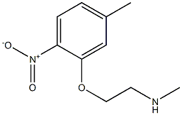 methyl[2-(5-methyl-2-nitrophenoxy)ethyl]amine Structure