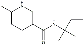 N-(1,1-dimethylpropyl)-6-methylpiperidine-3-carboxamide Structure