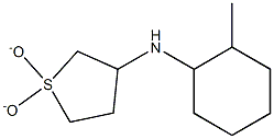 N-(1,1-dioxidotetrahydrothien-3-yl)-N-(2-methylcyclohexyl)amine 化学構造式