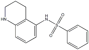 N-(1,2,3,4-tetrahydroquinolin-5-yl)benzenesulfonamide Structure