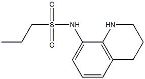 N-(1,2,3,4-tetrahydroquinolin-8-yl)propane-1-sulfonamide Structure