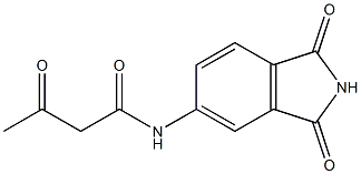 N-(1,3-dioxo-2,3-dihydro-1H-isoindol-5-yl)-3-oxobutanamide,,结构式