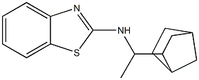 N-(1-{bicyclo[2.2.1]heptan-2-yl}ethyl)-1,3-benzothiazol-2-amine Struktur