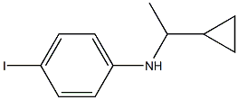 N-(1-cyclopropylethyl)-4-iodoaniline Structure