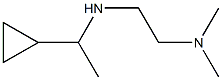 N'-(1-cyclopropylethyl)-N,N-dimethylethane-1,2-diamine Struktur
