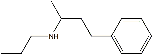 N-(1-methyl-3-phenylpropyl)-N-propylamine Struktur