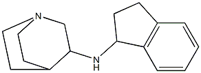 N-(2,3-dihydro-1H-inden-1-yl)-1-azabicyclo[2.2.2]octan-3-amine Structure