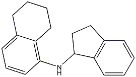 N-(2,3-dihydro-1H-inden-1-yl)-5,6,7,8-tetrahydronaphthalen-1-amine Struktur