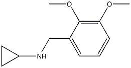 N-(2,3-dimethoxybenzyl)cyclopropanamine 化学構造式