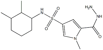 N-(2,3-dimethylcyclohexyl)-5-(hydrazinocarbonyl)-1-methyl-1H-pyrrole-3-sulfonamide