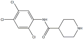 N-(2,4,5-trichlorophenyl)piperidine-4-carboxamide Structure