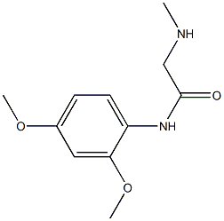 N-(2,4-dimethoxyphenyl)-2-(methylamino)acetamide Structure