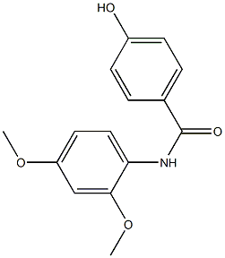 N-(2,4-dimethoxyphenyl)-4-hydroxybenzamide 化学構造式