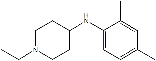 N-(2,4-dimethylphenyl)-1-ethylpiperidin-4-amine 结构式