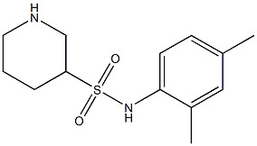 N-(2,4-dimethylphenyl)piperidine-3-sulfonamide Struktur