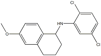 N-(2,5-dichlorophenyl)-6-methoxy-1,2,3,4-tetrahydronaphthalen-1-amine Structure